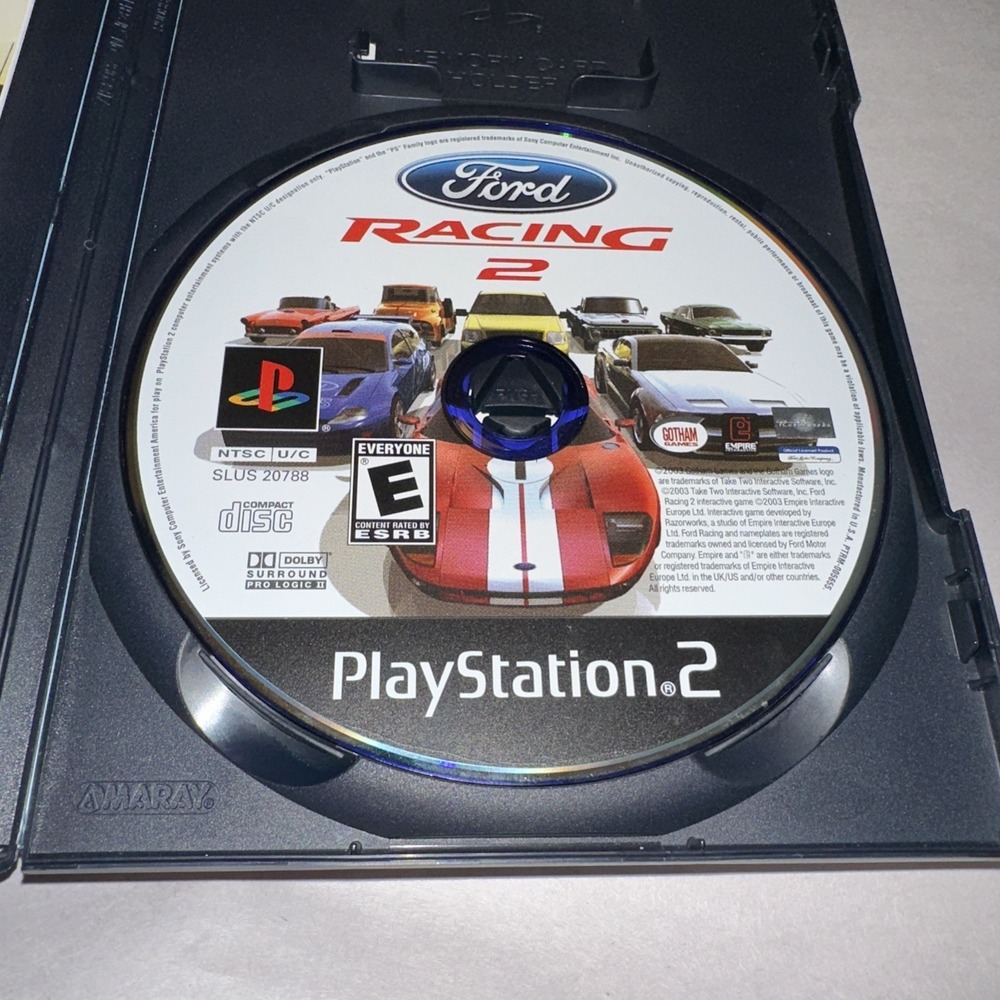 Ford Racing 2 (Sony PlayStation 2, 2003) PS2 Complete W/ Manual + Registration - Picture 4 of 5